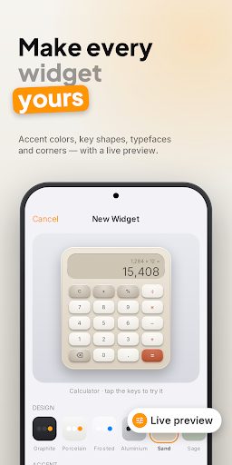 Calculator Widget: Home Screen screenshot