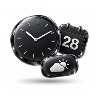 Glass Widget: AOD icon