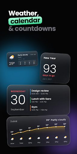 Glass Widget: AOD screenshot