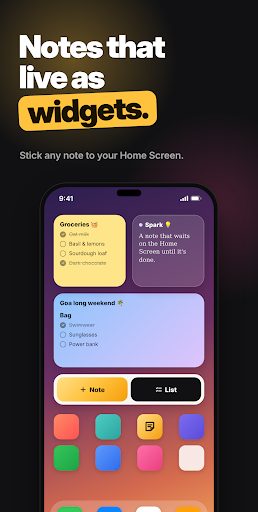 Sticky Notes: Notes Widget screenshot